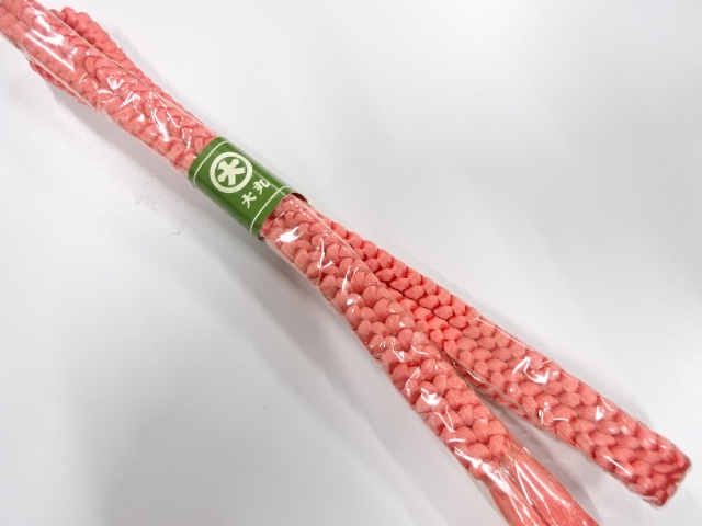 未使用品　正絹　手組帯締め